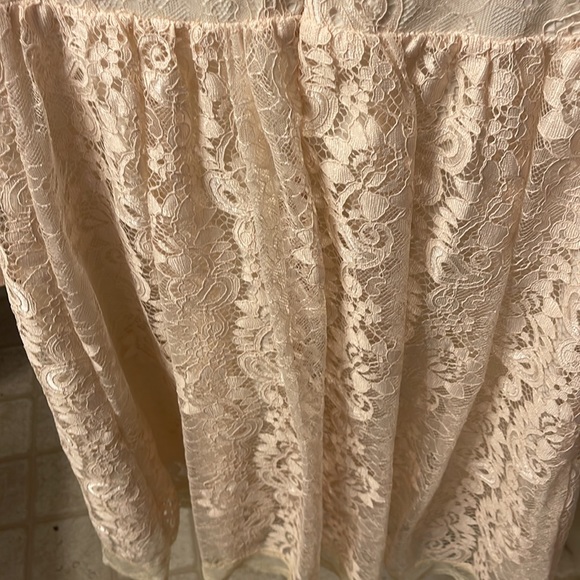 Girls boho casual lace dress size 10/12 - Picture 7 of 8